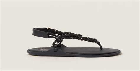 Buy Miu Miu Riviere Cord Sandal Shoes: New Releases & Iconic .